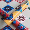 XZ60065 Printed PVC Synthetic Leather for Table Covers (1)