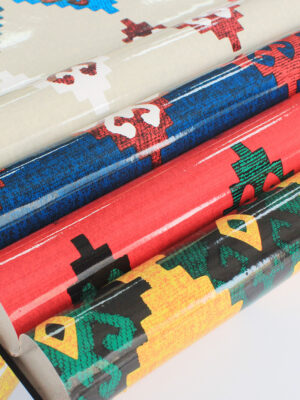 XZ60065 Printed PVC Synthetic Leather for Table Covers (1)