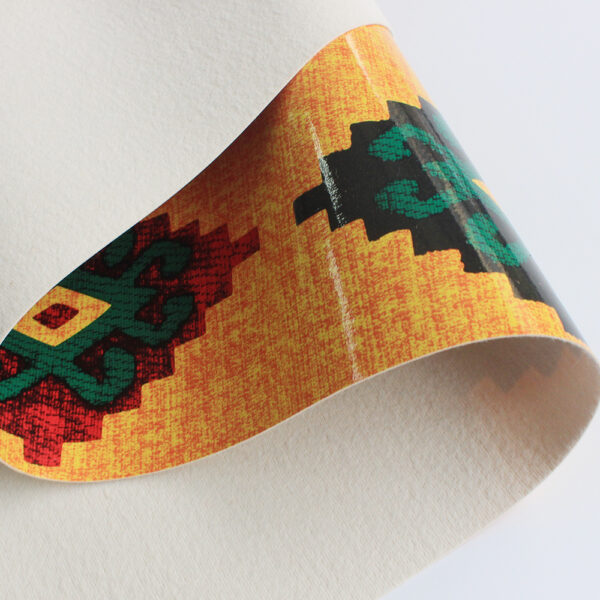 XZ60065 Printed PVC Synthetic Leather for Table Covers (1)