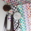 XZ60067 Colorful Checkered PVC Synthetic Leather for Bags (1)