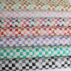 XZ60067 Colorful Checkered PVC Synthetic Leather for Bags (1)