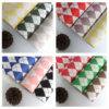 XZ60074 Argyle Printed PVC Synthetic Leather for Table Covers (1)