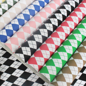 XZ60074 argyle printed PVC tablecloth material