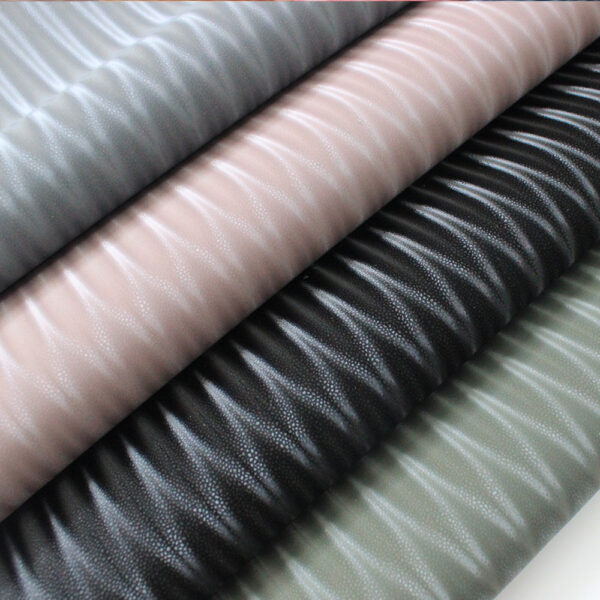 XZ73296 Wave-Pattern PVC Synthetic Leather for Bags (1)