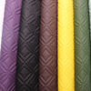 XZ73603 3D geometric embossed PVC leather for bags