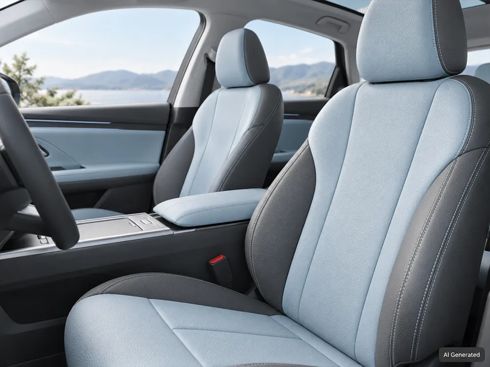XZ73255 fine litchi grain PVC leather for car seats