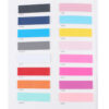 XZ60022 smooth PVC garment leather color card