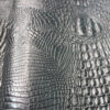 CORCO 001 crocodile embossed PVC leather for bags with terry fabric backing (2) CORCO 001 crocodile embossed PVC leather for bags with terry fabric backing