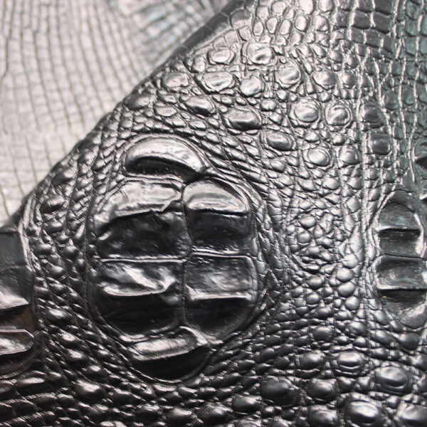 CORCO 001 crocodile embossed PVC leather for bags with terry fabric backing (6) CORCO 001 crocodile embossed PVC leather for bags with terry fabric backing