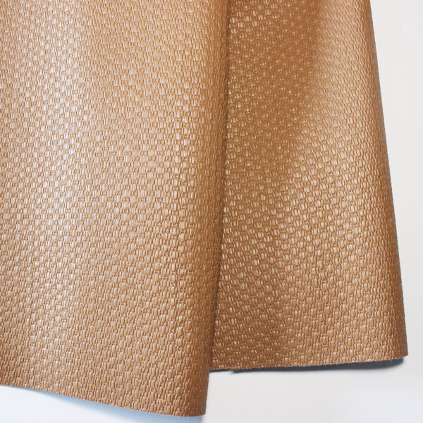Fine line embossed PVC leather with customized surface texture