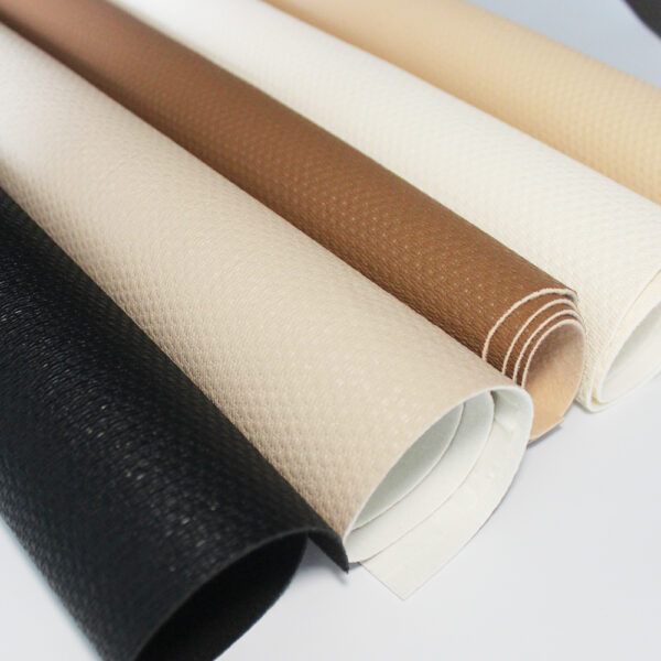 Fine line embossed PVC leather with customized surface texture