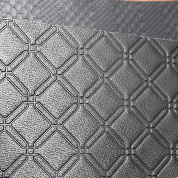 HX001 quilted automotive leather foam construction