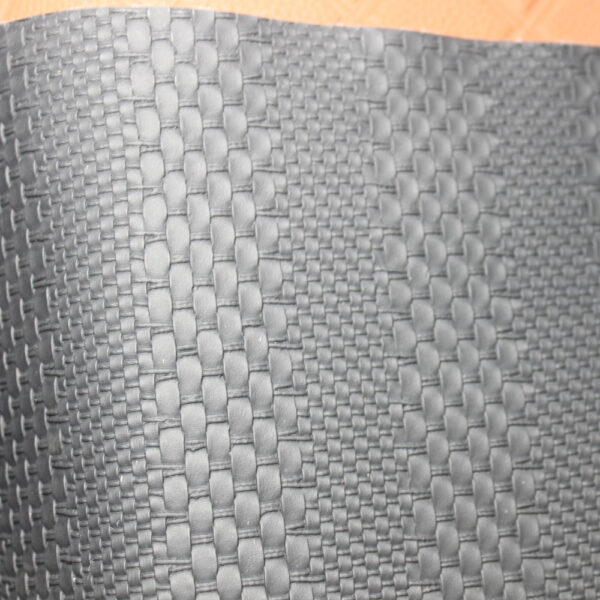 HX001 geometric quilted PVC automotive leather with 5mm foam backing