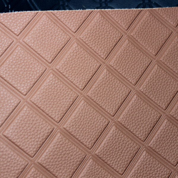 quilted PVC leather for vehicle interior panels