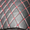 contrast stitch PVC leather for vehicle interior panels