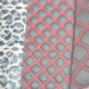 HX004 leopard print quilted PVC automotive leather with 5mm foam backing (3) diamond stitched automotive seat leather texture