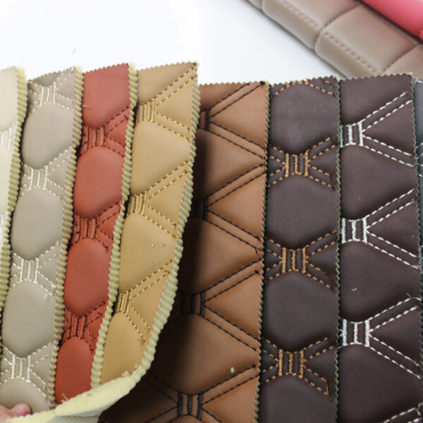 PVC automotive leather with 5mm foam