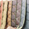 geometric quilted PVC leather for automotive interiors