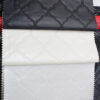 HX006 quilted PVC automotive leather with nonwoven fabric backing