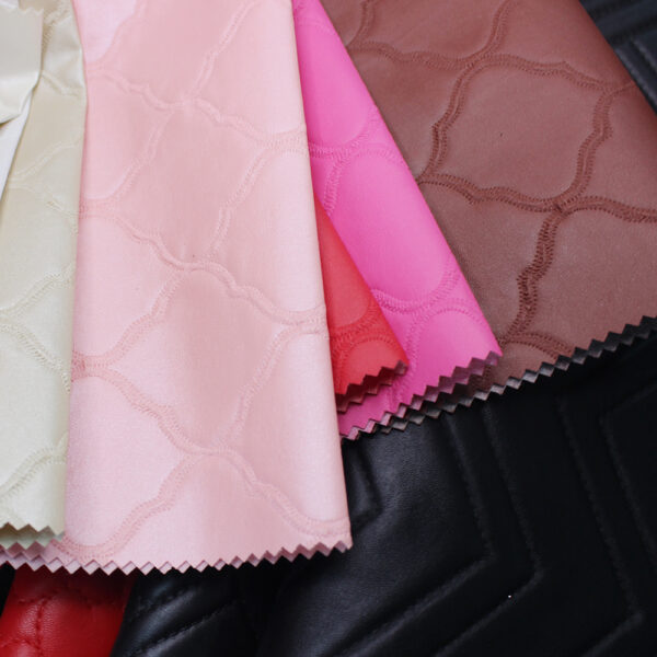 0.8mm quilted PVC automotive upholstery leather