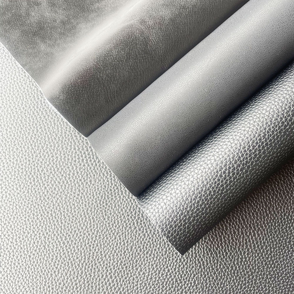 Metallic embossed texture of XZ73532 PVC leather