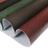 XZ60096 R64 distressed PVC leather with brushed fabric backing