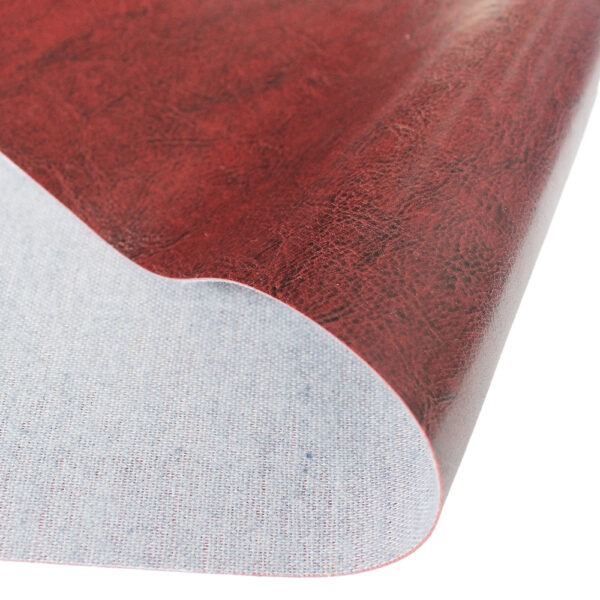 brushed fabric backing of XZ60096 PVC leather