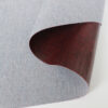 distressed PVC bag leather with brushed fabric backing