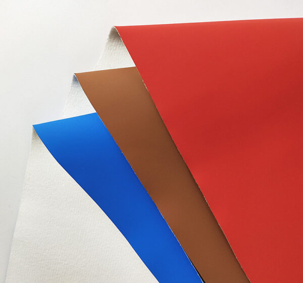 Textile backing of XZ73295 matte PU leather (4) XZ73295 imitation cotton fleece backing