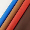 Textile backing of XZ73295 matte PU leather (5) matte synthetic leather for custom products