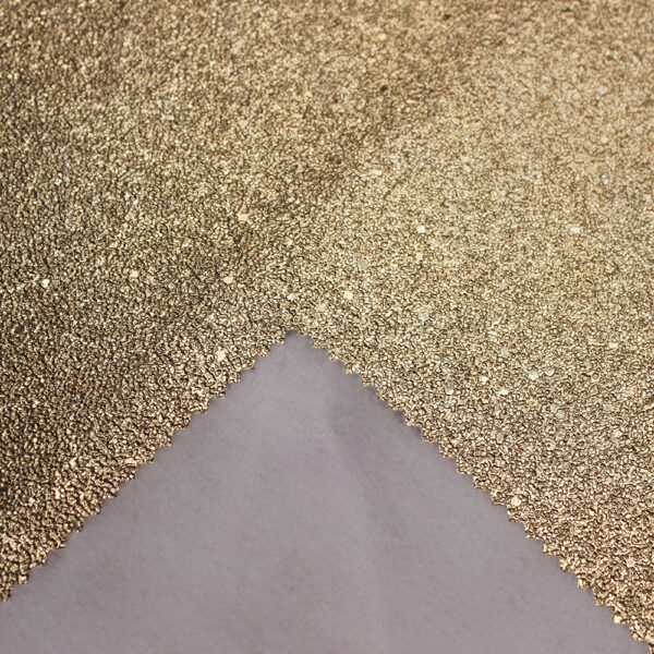 gold sparkling leather for clutches