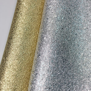 feather pattern glitter leather for fashion bags