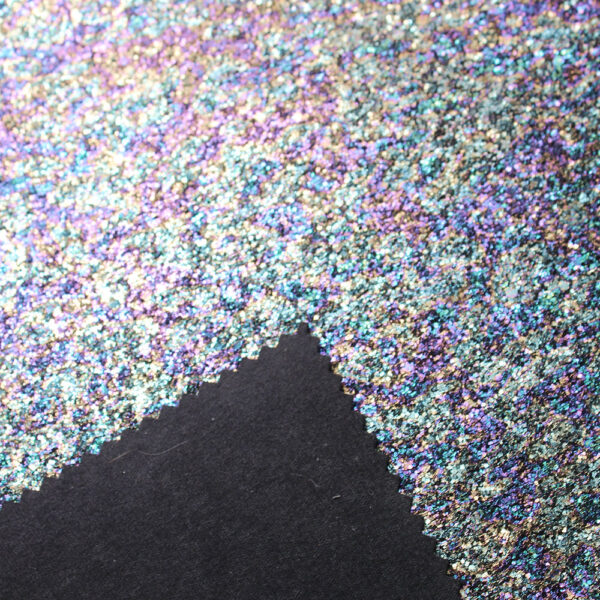 XZ44443 glitter leather backing