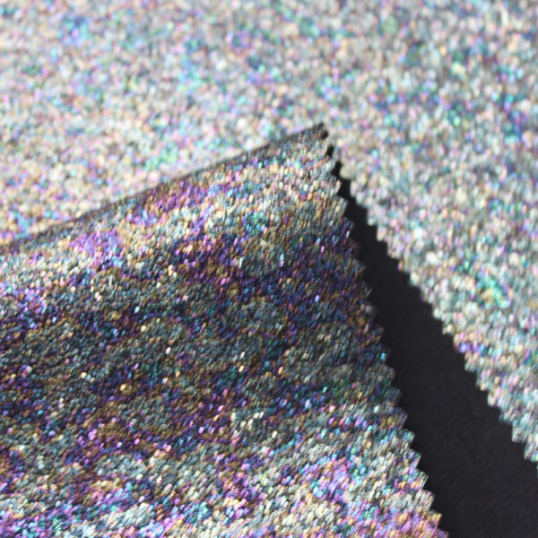 sparkling synthetic leather for wallets