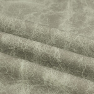 XZ60026 vintage distressed PVC leather with toweling backing
