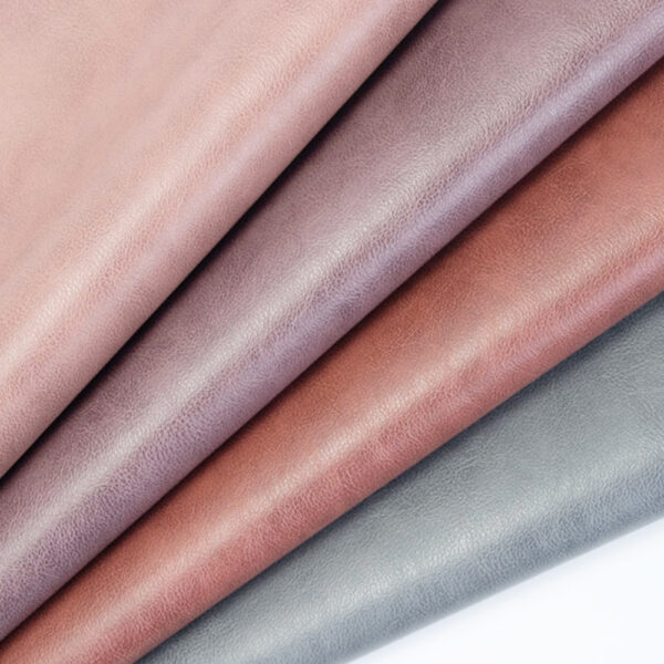 XZ60030 fine grain PVC leather with toweling backing