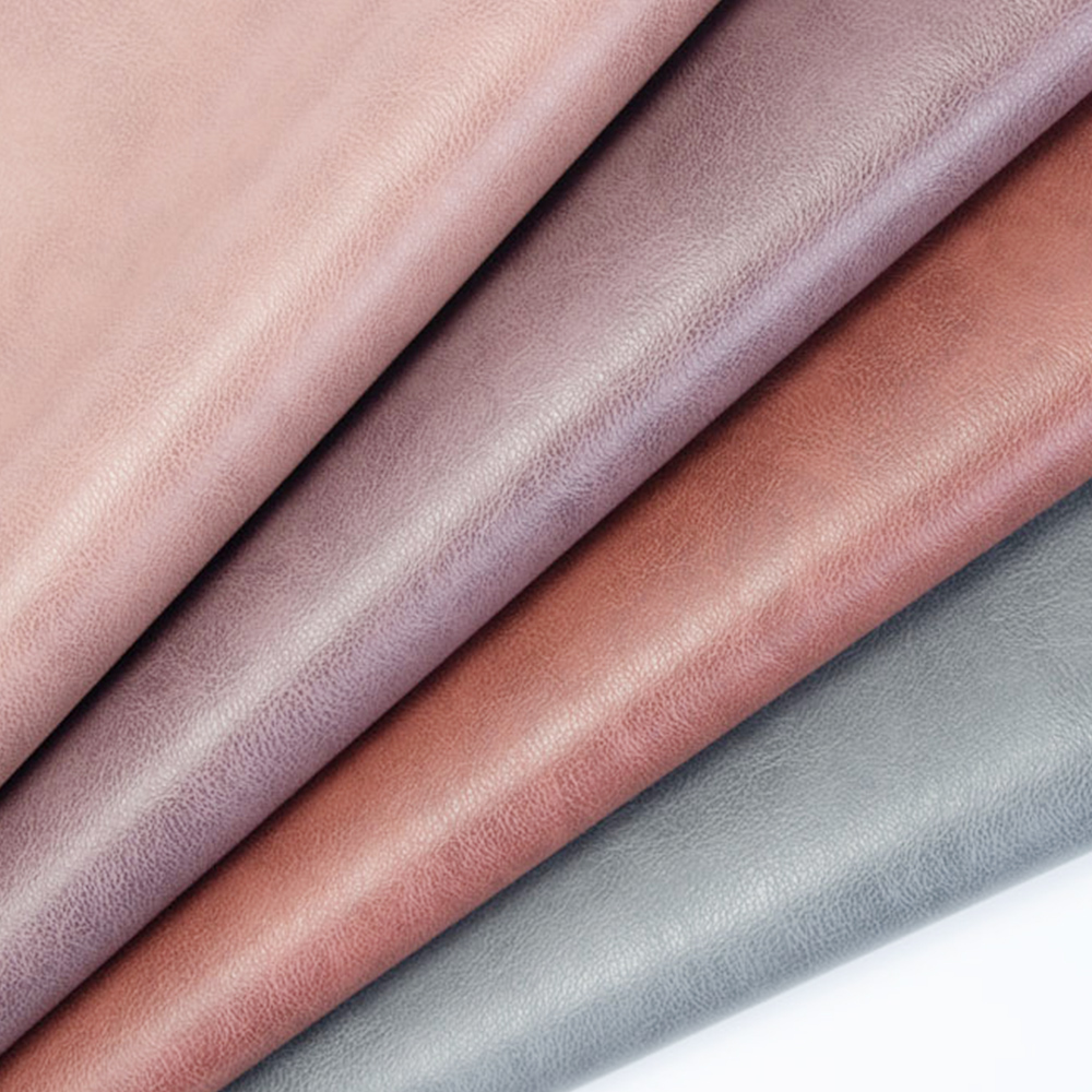 XZ60030 fine grain PVC leather with toweling backing