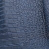 XZ60032 crocodile grain PVC leather for bags with terry fabric backing