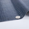 XZ60032 crocodile grain PVC leather for bags with terry fabric backing