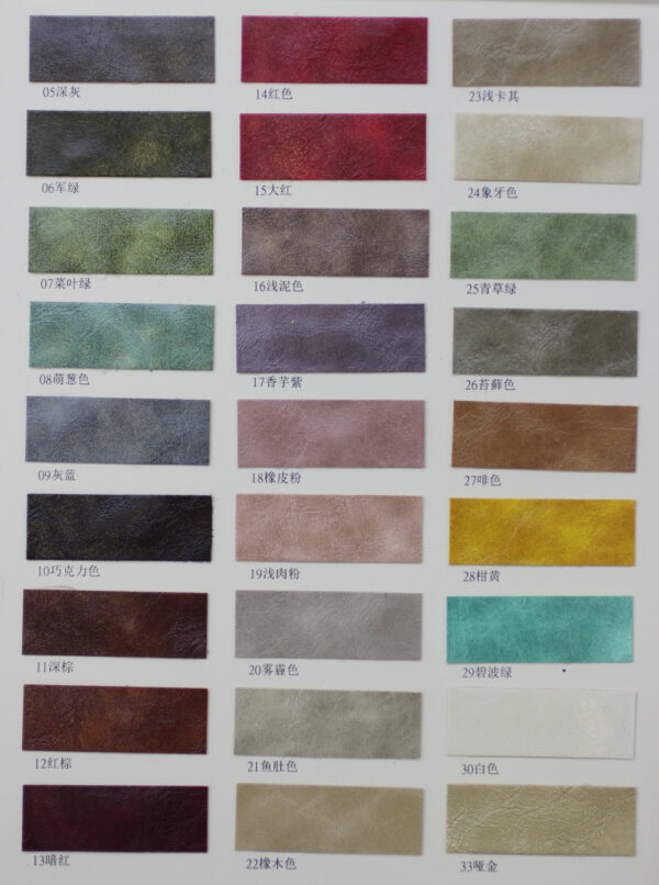 XZ60033 two-tone distressed PVC leather in multiple colors