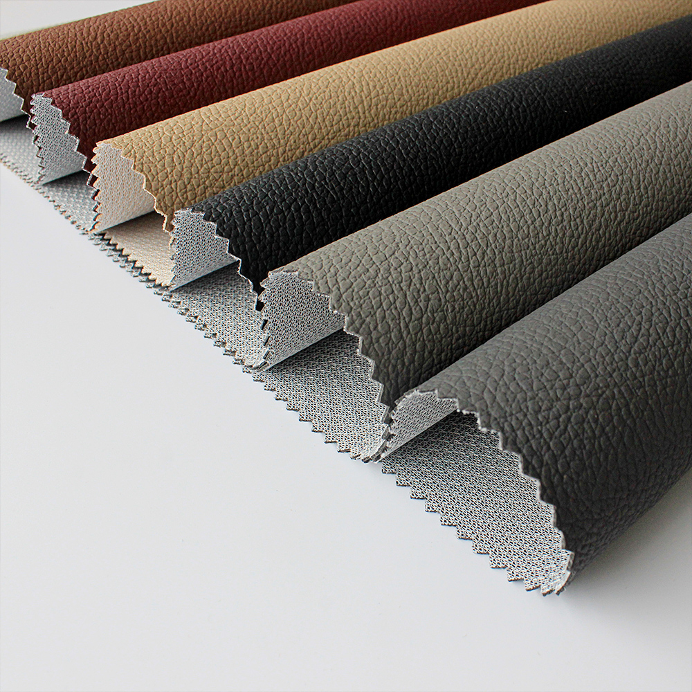 XZ60038 1.0mm litchi grain PVC leather for car seats