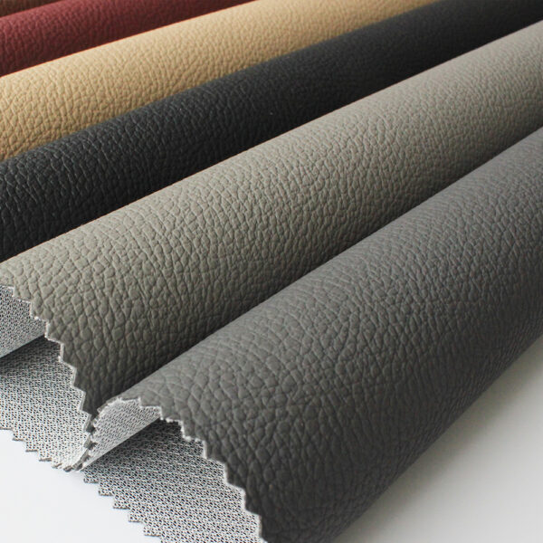 litchi grain PVC automotive leather folded material