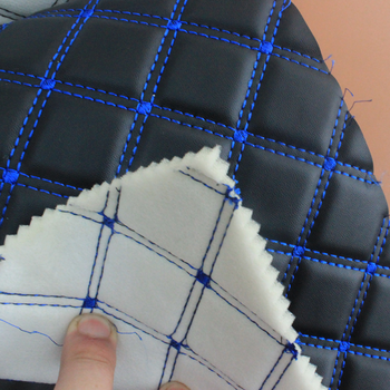 PVC automotive leather with 5mm foam