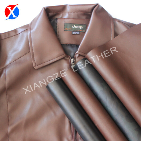 natural grain synthetic leather for garments