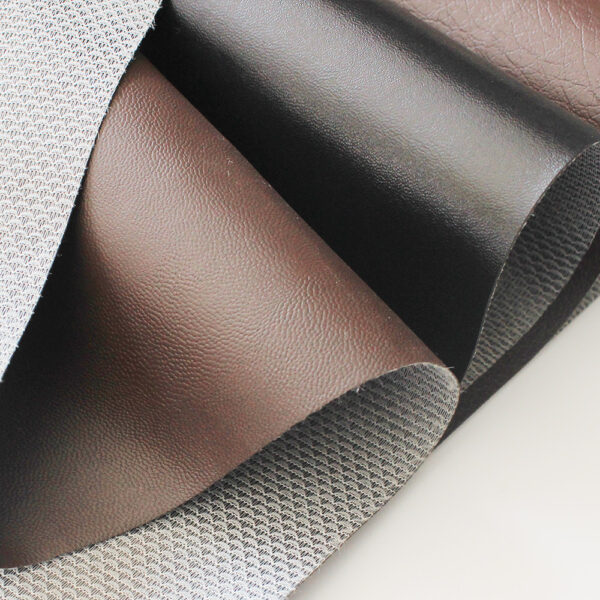 XZ60047 PVC leather with double-needle brushed backing