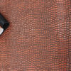 XZ60053 glossy small crocodile grain PVC leather for bags with brush backing
