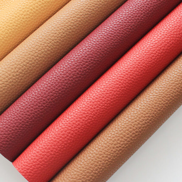 XZ60056 pebble grain PVC bag leather rolls for handbags and luggage