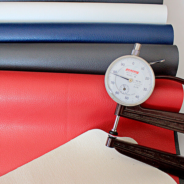 0.7mm fine pebble PVC leather for sofas