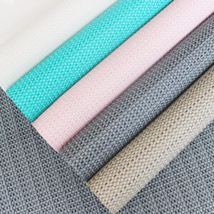 XZ60068 basket weave PVC leather for bags