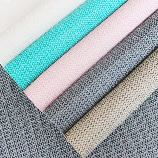 XZ60068 basket weave PVC leather for bags